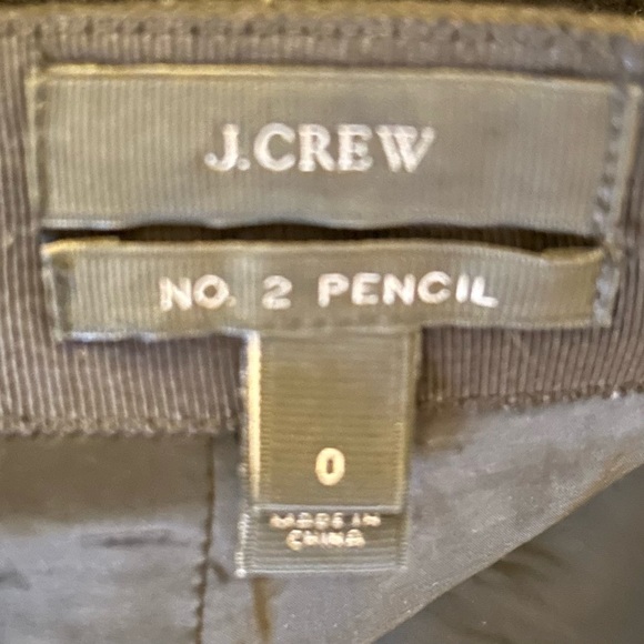 JCrew No. 2 Wool Pencil Skirt in black size 0. - Picture 7 of 7